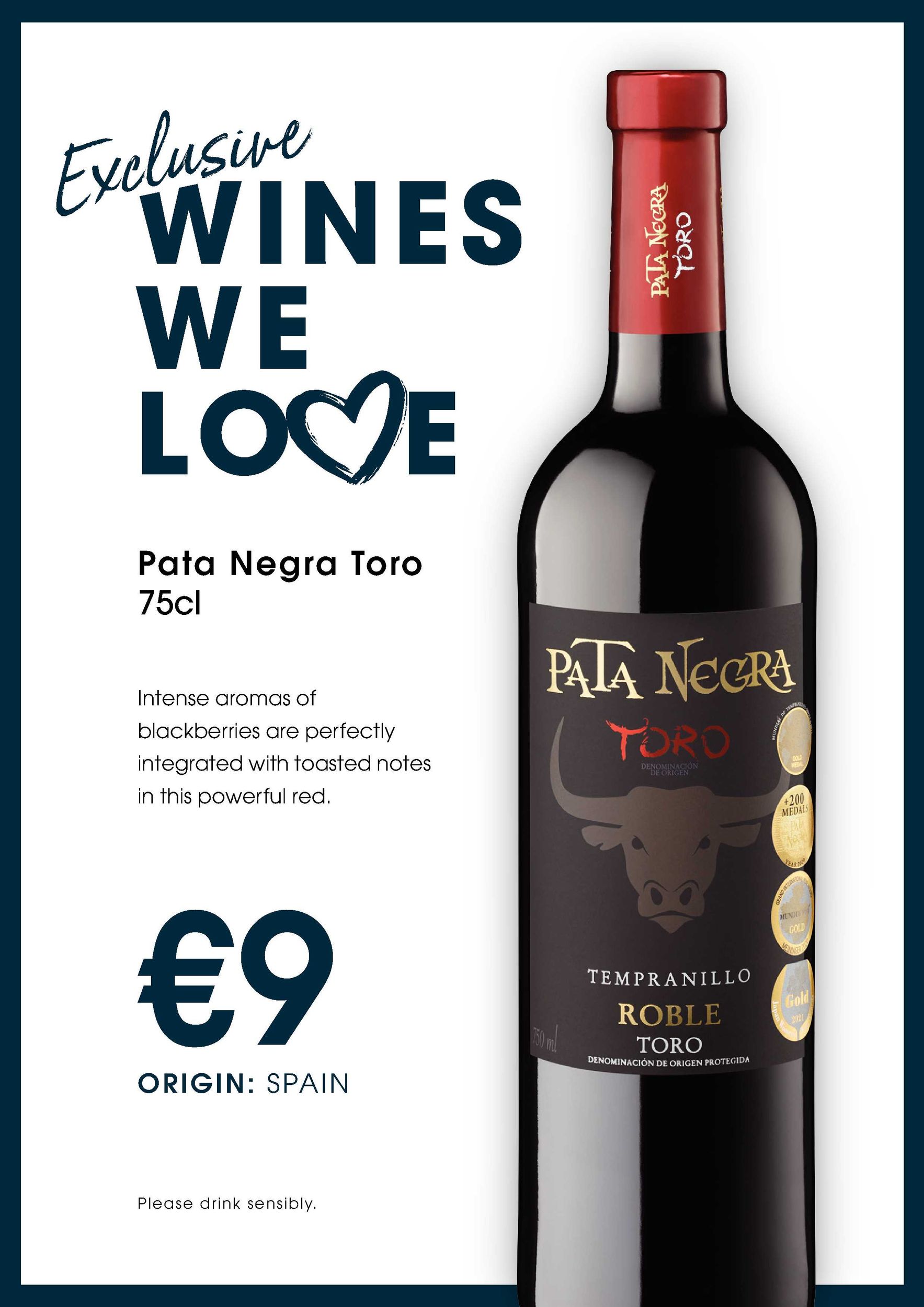 WWL Pata Negra Toro 75cl lores