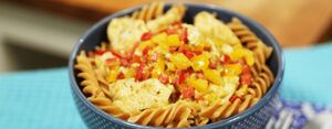 Chicken pesto pasta