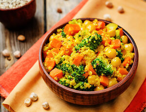Broccoli and Chickpea Curry