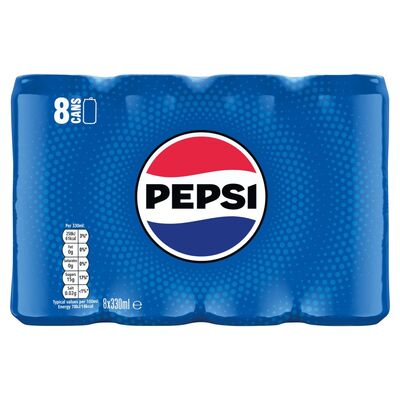 Pepsi Can Pack 8 x 330ml