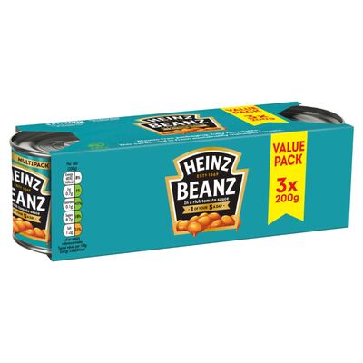 Heinz Baked Beans Value 3 Pack 200g