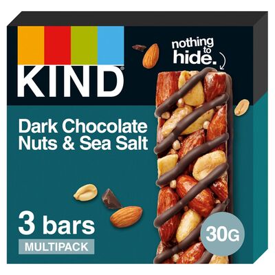 Kind Mp Dark Chocolate Nuts Sea Salt 90g