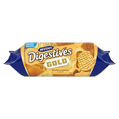 McVitie's Digestive Gold Caramel Biscuit 232g