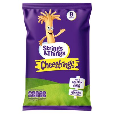 Strings & Things Original Cheestrings 8 Pack 128g
