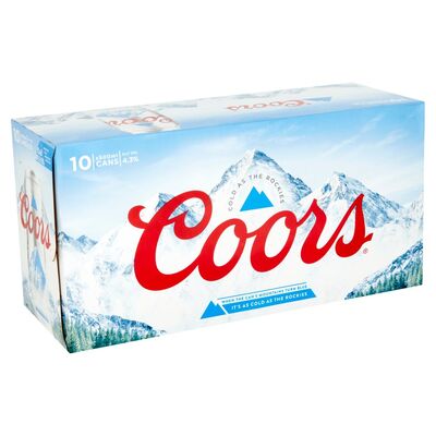 Coors Can Pack 10 x 500ml