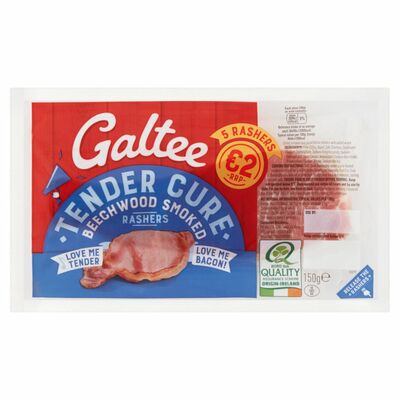 Galtee Beechwood Smoked Rashers 150g