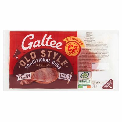 Galtee Old Style Traditional Rashers 150g