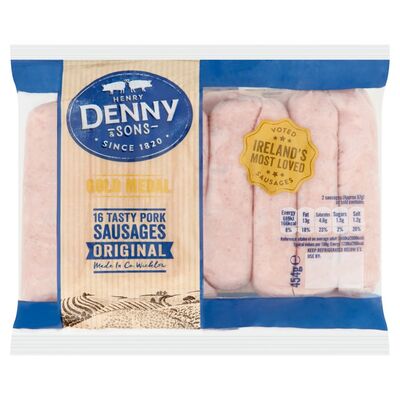 Denny Gold Medal 16 Sausages 454g