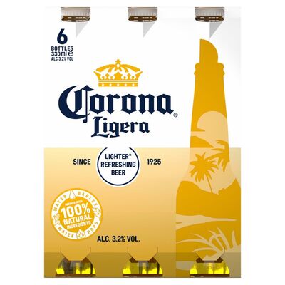 Corona Ligera Bottle 6 x 330ml 