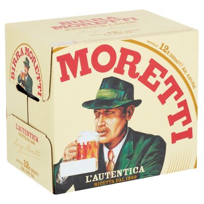 Moretti Premium Lager Bottle Pack 12 x 330ml