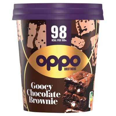 Oppo Double Chocolate Brownie Ice Cream 475ml