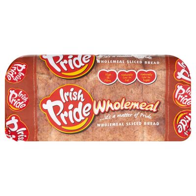 Irish Pride Wholemeal Sliced Pan 800g