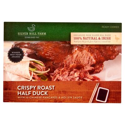 Silver Hill Crispy Roast Half Duck with Pancakes 600g