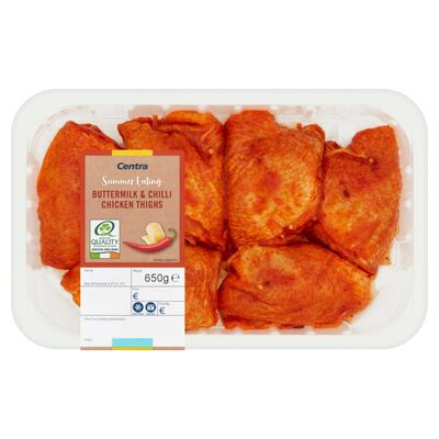 Centra Fresh Irish Buttermilk & Chilli Chicken Thighs 650g