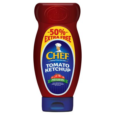 Chef Tomato Ketchup + 50% Extra Free 490g
