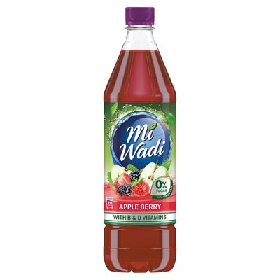 Mi Wadi Zero Apple/ Berry Squash 1ltr