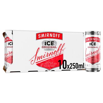 Smirnoff Ice Original Can Pack 10 x 250ml