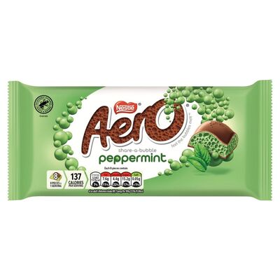 Nestlé Aero Delightful Peppermint Chocolate Bar 90g