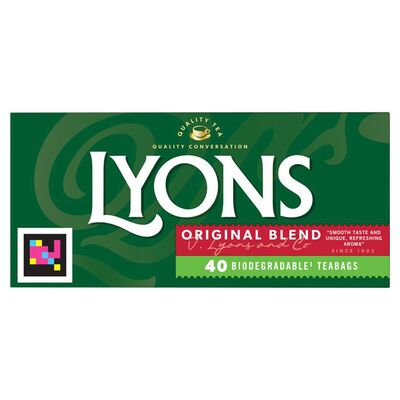 Lyons Original Blend Tea 40's Pack 116g