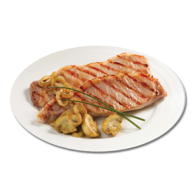Centra Fresh Iirsh Dry Cured Bacon Chops With Mustard Buter 384g