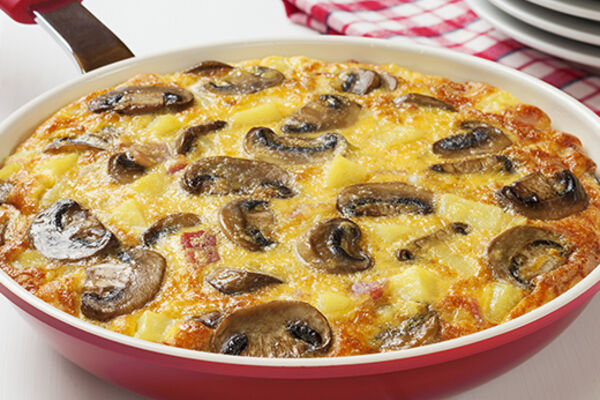 Bacon and Mushroom Frittata Bacon and Mushroom Frittata